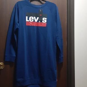 NWT Levi's sweatshirt dress
